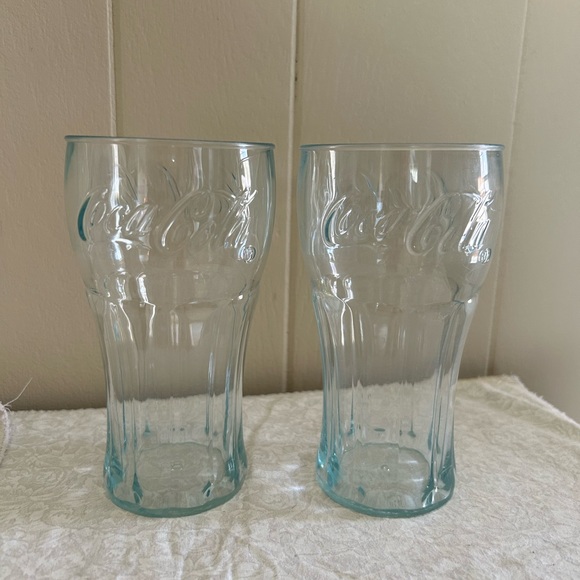Coca Cola Other - Vintage Nostalgia Plastic Coca Cola Collector's Plastic CUP set of 2 Green